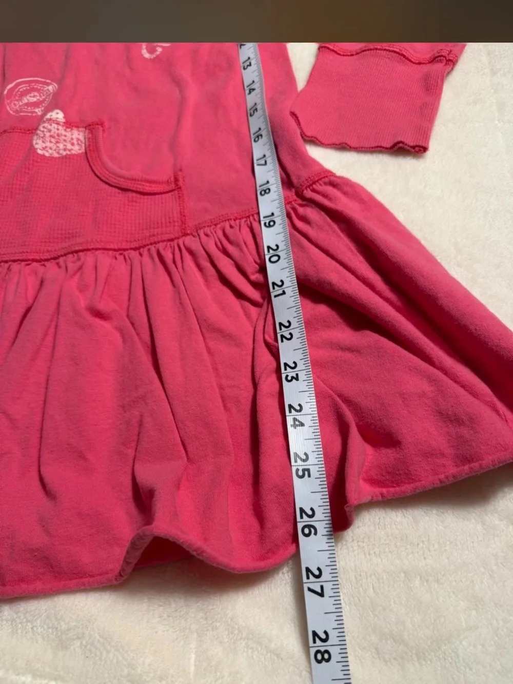 Naartjie Kids Pink Hooded Drop Waist Ruffle Dress size 10 years #kidswear
